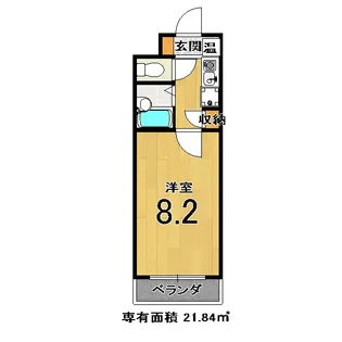 カントリーベア【2階】の間取り