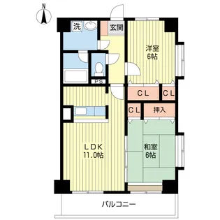 ミロワール【3階】の間取り