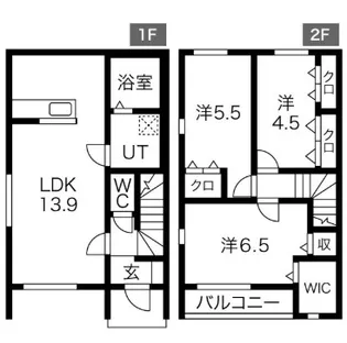千葉県袖ヶ浦市奈良輪【一戸建】の間取り