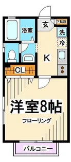 東京都世田谷区松原3【アパート】の間取り