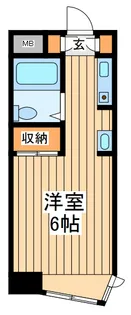 パークサイド野川公園【1階】の間取り