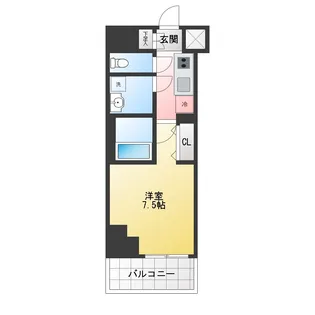 プライマル巣鴨【1階】の間取り