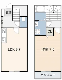 seedson【1階】の間取り