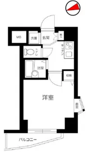 エクセリア早稲田II【8階】の間取り