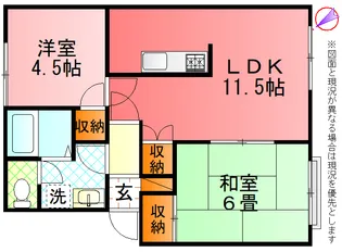 パレシオングリーンヒルズ【1階】の間取り