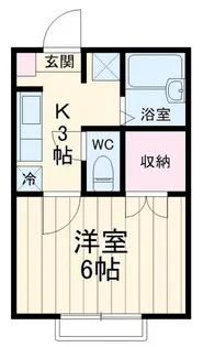 プレジールII【1階】の間取り