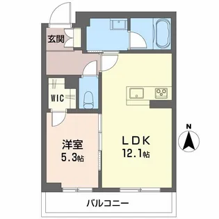 ティターニア【3階】の間取り