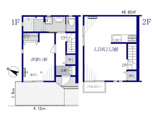 クラリス常盤台の間取り