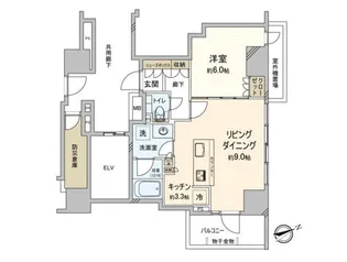 シャリエ御茶ノ水【8階】の間取り