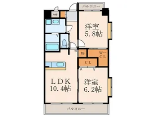 シグナス【8階】の間取り
