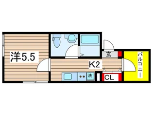 Fleur chiba【3階】の間取り