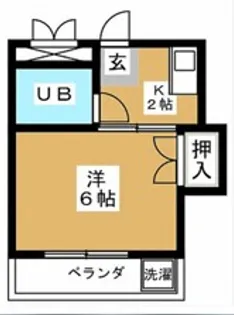 メゾン富浜【1階】の間取り