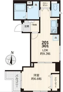 オハナ【3階】の間取り