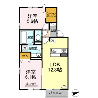 エスペーロ【2階】の間取り