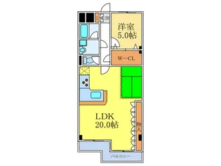 第2サンハイツ緑地公園【4階】の間取り