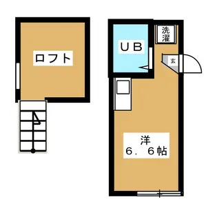 インベスト上野【2階】の間取り