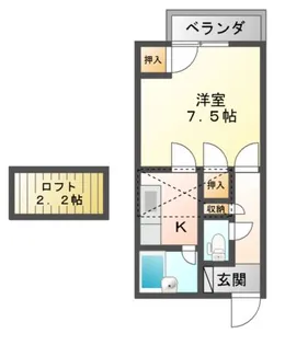 ハイム・エスポワール【2階】の間取り