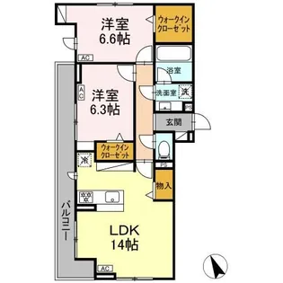 リエート【2階】の間取り