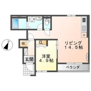 クラブハウス【1階】の間取り