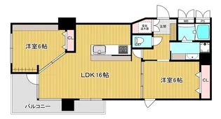 メゾン京口門【5階】の間取り