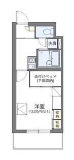 レオパレスサランズ日吉【4階】の間取り