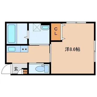 ビエナタウンA棟【1階】の間取り