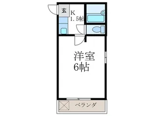 ラ・シャンブル【3階】の間取り