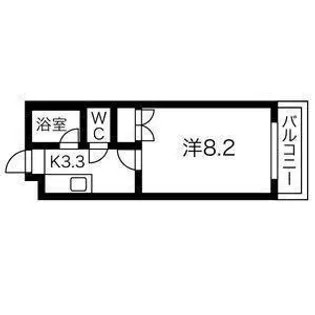 ボザール萩ケ丘【2階】の間取り