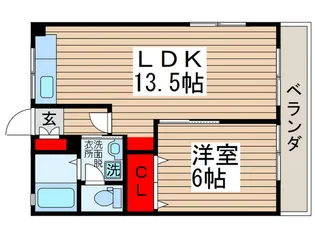 グリーンハイツ【1階】の間取り