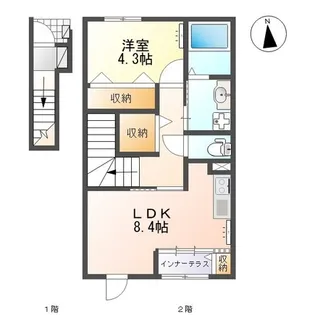 shamgri-La(シャングリラ)【2階】の間取り