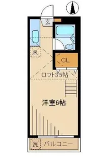 MMハイツ【2階】の間取り