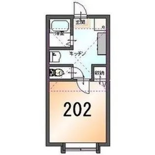 フラット麻生【2階】の間取り