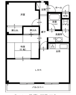 ミノリマンション【2階】の間取り