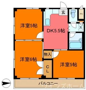 サルビアハイツ蒲生(がもう)【2階】の間取り