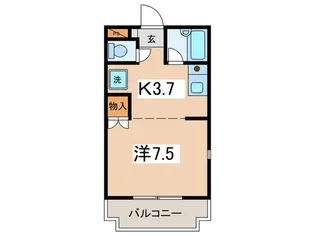 アイリス【4階】の間取り