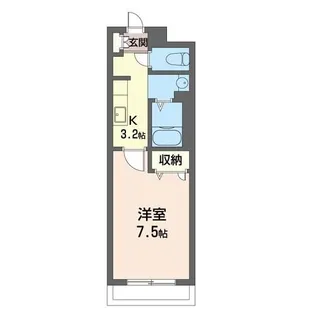 ノールヴィラージュ平塚【2階】の間取り