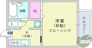 連坊エステート【1階】の間取り