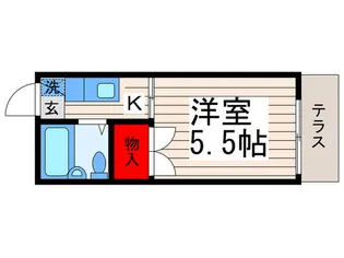 リヴィエール広尾B棟【1階】の間取り