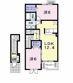 ヴィオラ【2階】の間取り