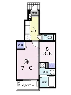 リトモ フェリーチェ IV【1階】の間取り