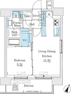 GLACIER神保町(グラシアジンボウチョウ)【11階】の間取り