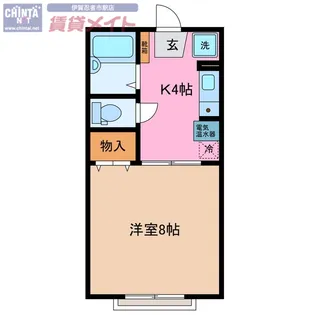 グランディール友生【2階】の間取り