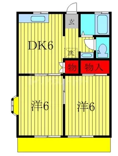 パールハイツ染谷53【2階】の間取り