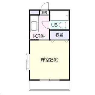 加納ビル A棟【4階】の間取り