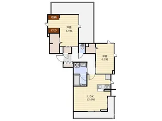 サクシード志木【4階】の間取り