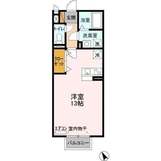 メゾン成田【2階】の間取り