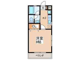 サンハイツ【2階】の間取り