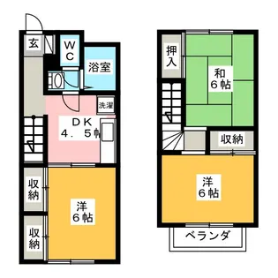 コーポ小池【1階】の間取り