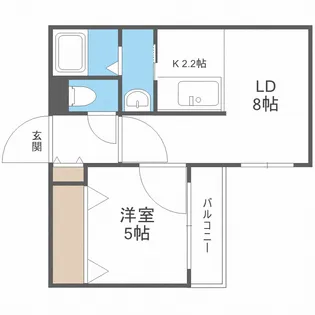Posh元町(ポッシュ元町)【3階】の間取り