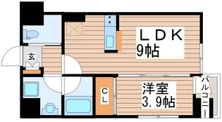 プレシャス二日町【5階】の間取り